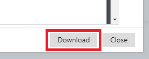 The image shows downloading the attachment