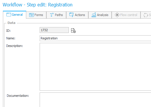 The image shows the step ID